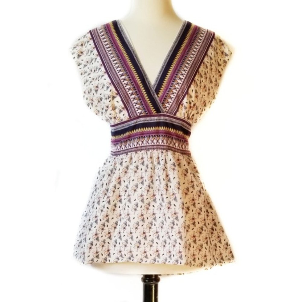 JESSICA SIMPSON Boho Top Dolman Sleeve Size M